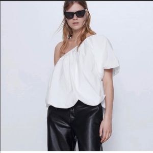 Zara Voluminous Asymmetrical Top